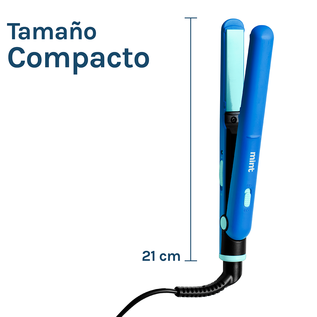 Mini Alisador 2 en 1 Azul Mint