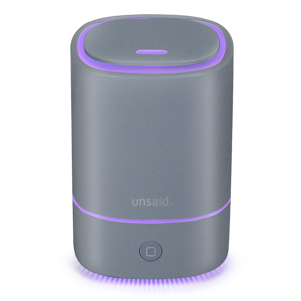 Kit Difusor de Aroma Nano Ultrasónico Gris 150 ml Unsaid