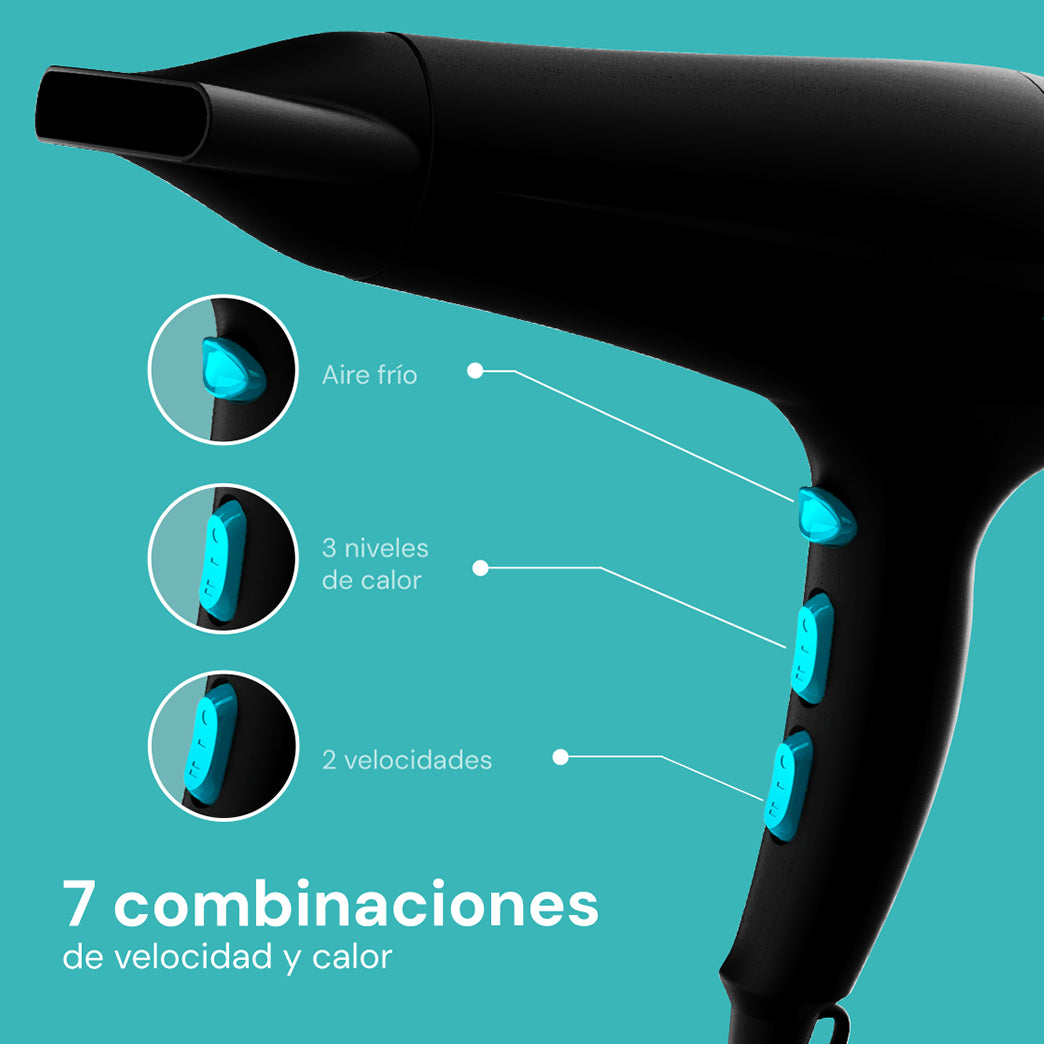 Secador de Pelo Iónico 2000 W Bezel