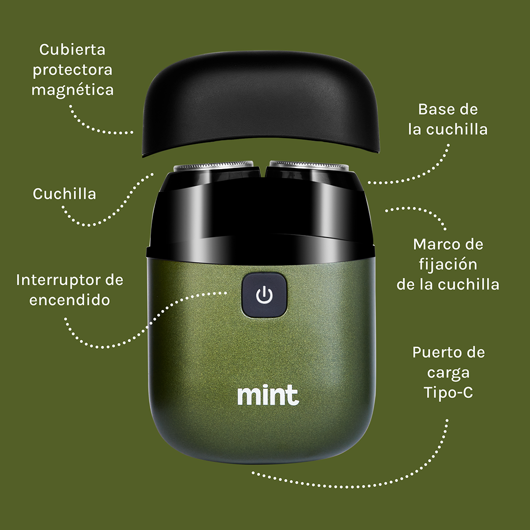 Afeitadora Eléctrica Recargable To go Mint