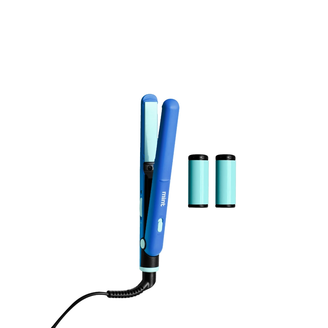Mini Alisador 2 en 1 Azul Mint
