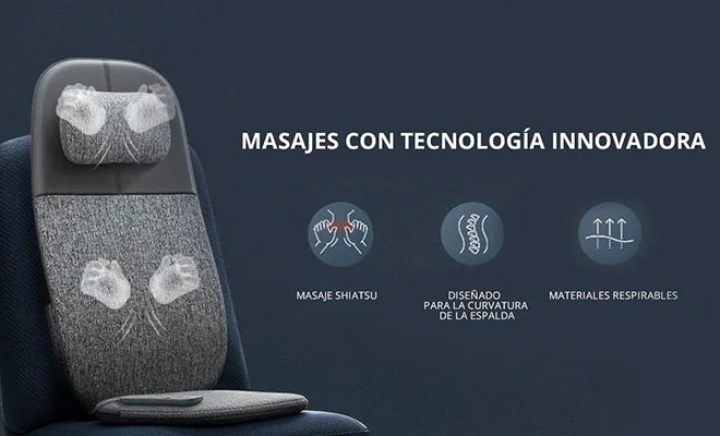 Cojin masajedor de espalda y cuello
