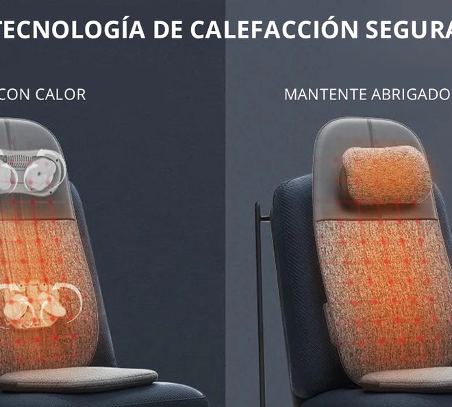 Calor infrarrojo para un mejor masaje