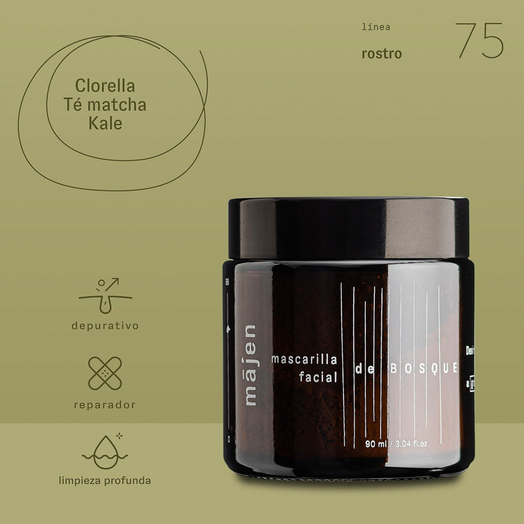 Mascarilla facial del bosque Majen