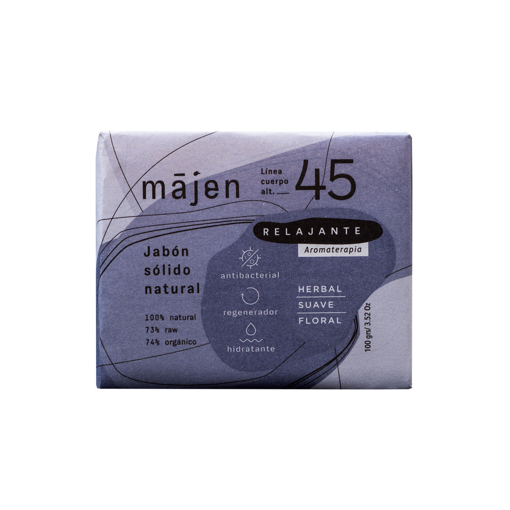 Jabón en barra Relajante Lavanda Majen