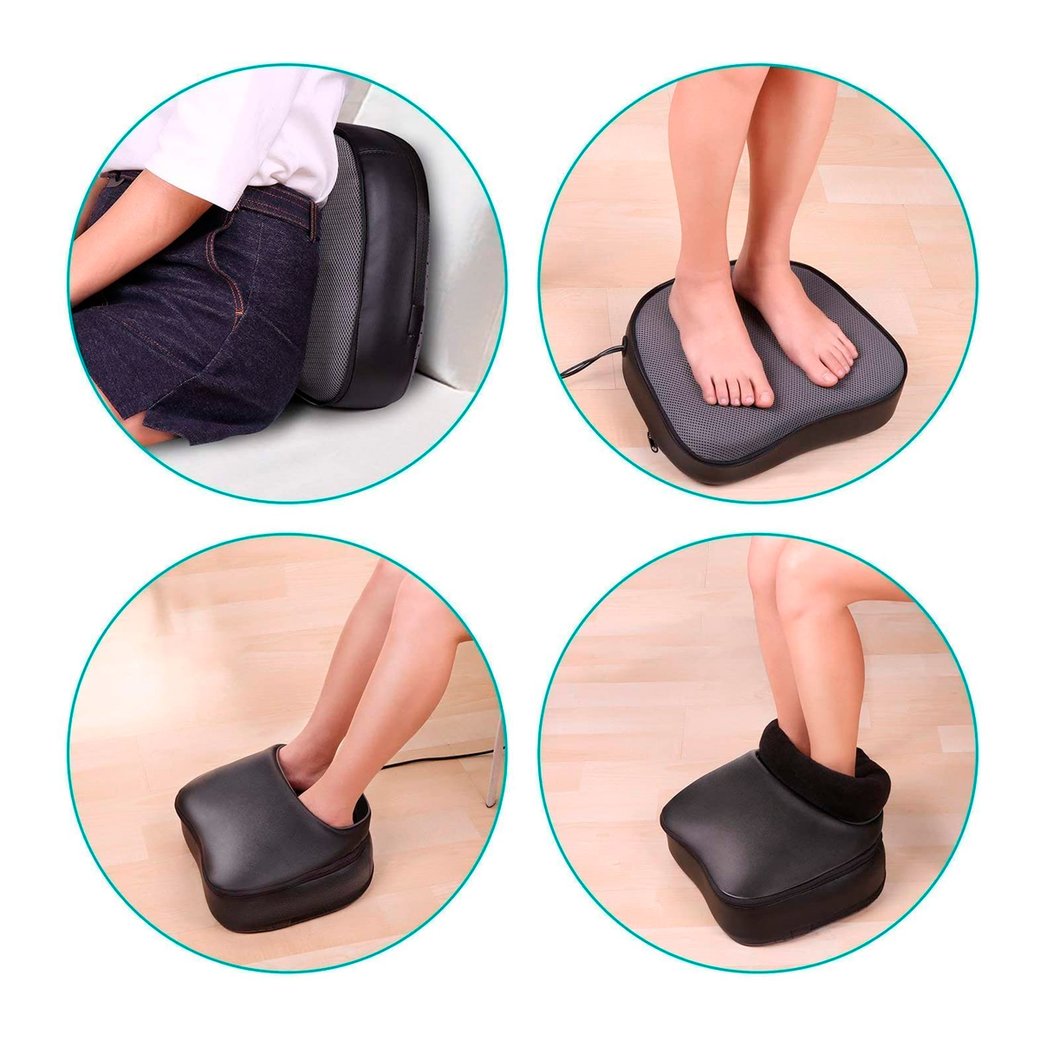 Masajeador Shiatsu De Pies y Espalda Con Calor MGF-1005 Naipo