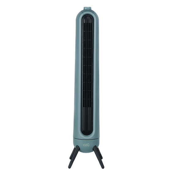 Ventilador de Torre Patas Color Petróleo 35" Ozu