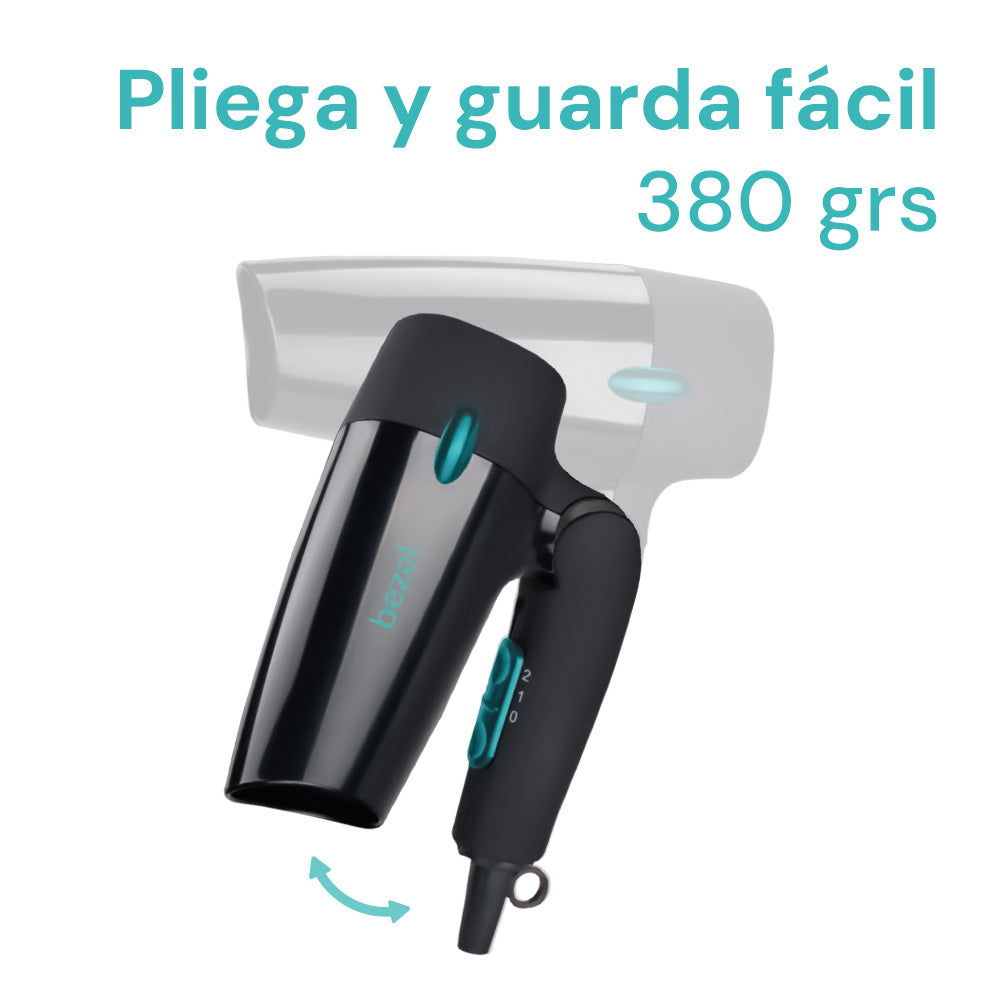 Secador de Pelo Plegable Bezel