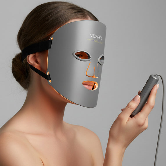 Máscara Facial luz LED Roja Azul e Infrarroja Vesper