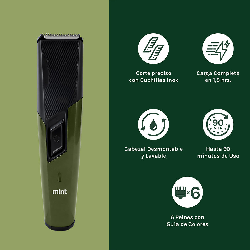 Recortadora de Barba Recargable Mint