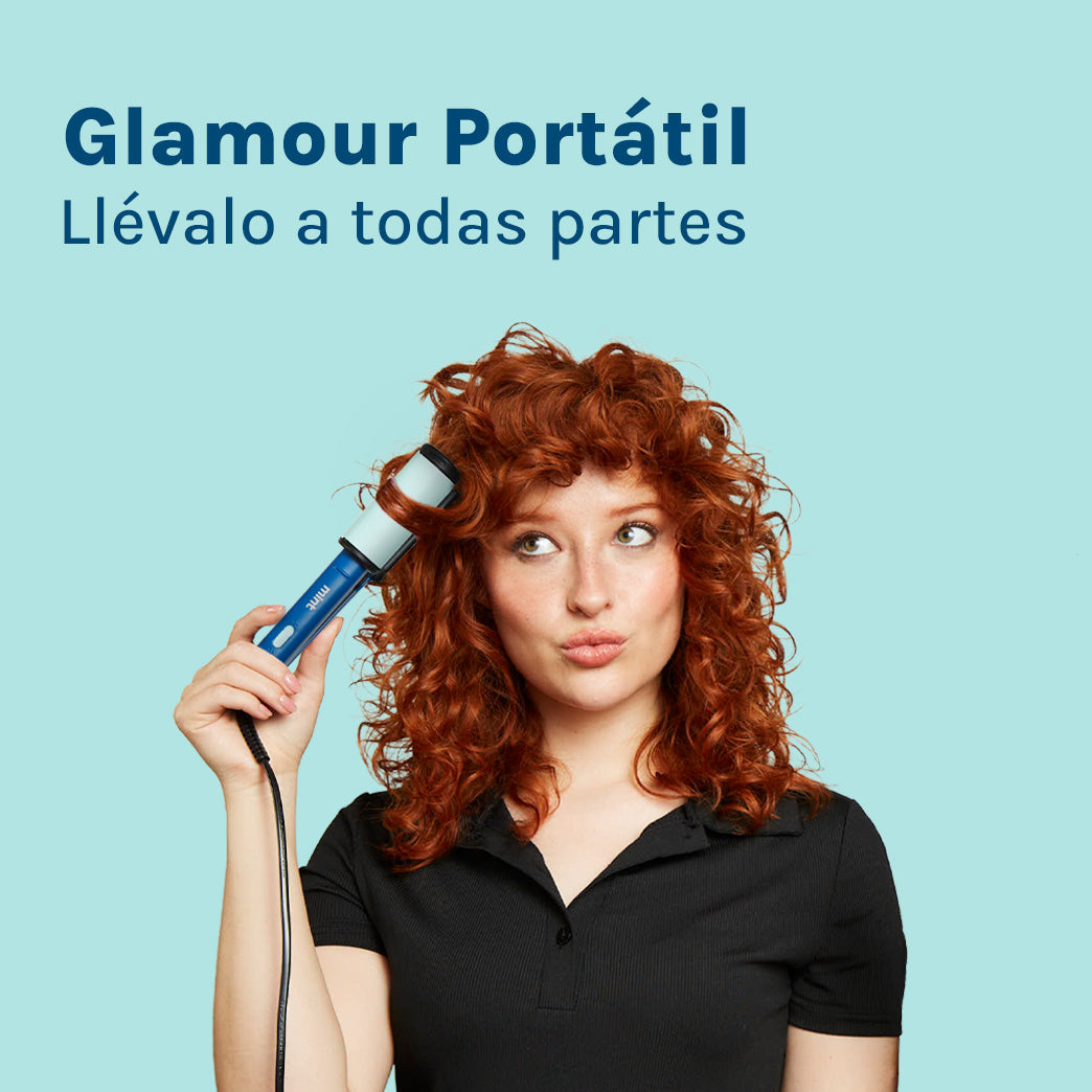 Mini Alisador 2 en 1 Azul Mint