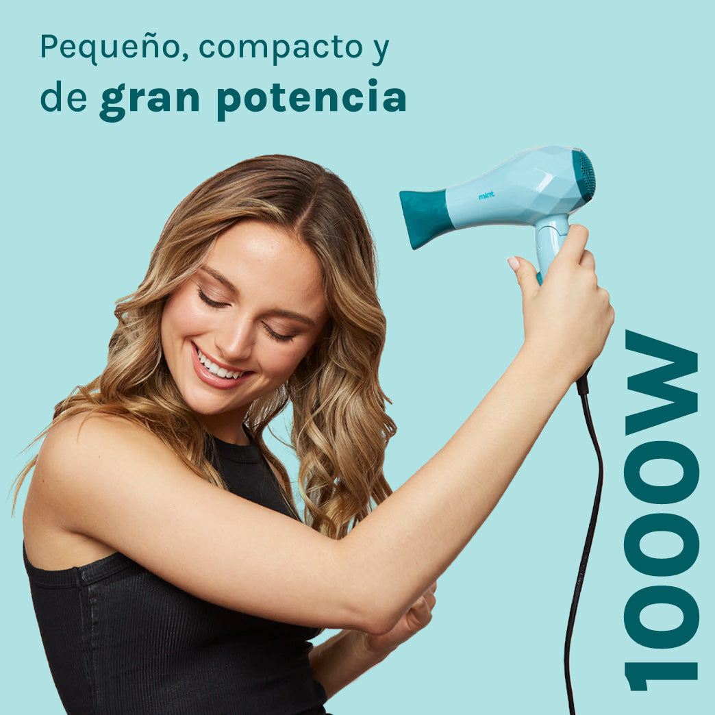 Secador Plegable de Viaje Bivoltaje 1000W Mint