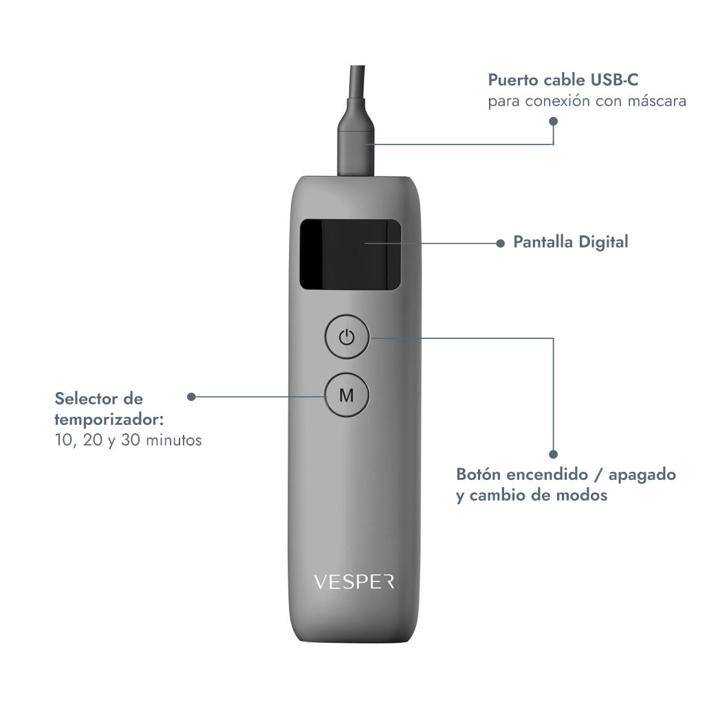 Máscara de Cuello LED Pro Vesper