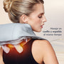 Masajeador de cuello y hombros Shiatsu  Recargable con calor Gris Ozu