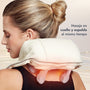 Masajeador de cuello y hombros Shiatsu  Recargable con calor Beige Ozu