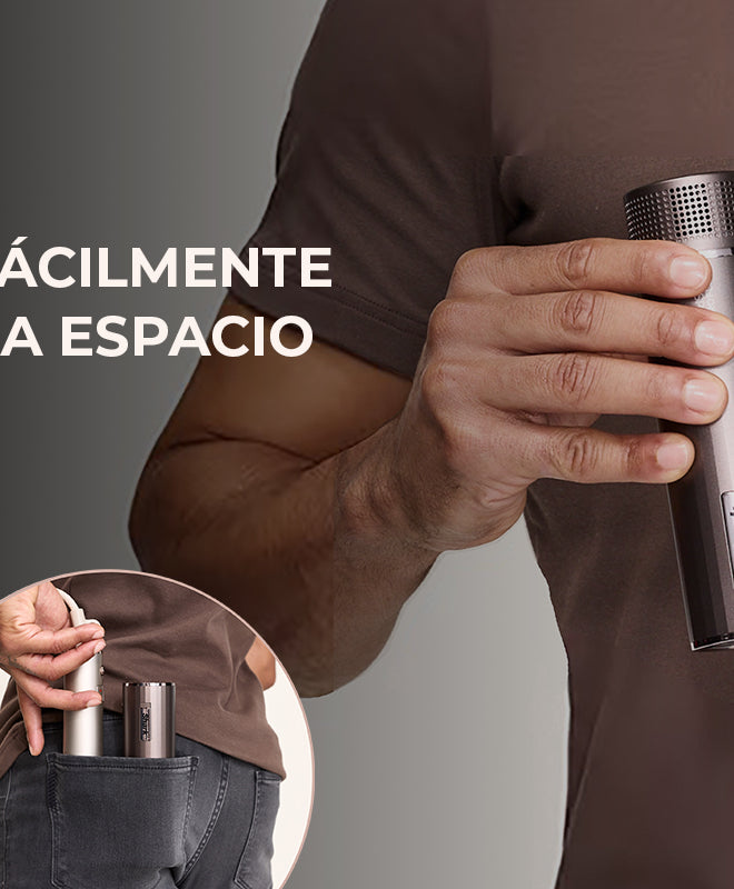 Se pliega. Se guarda. Se va contigo.