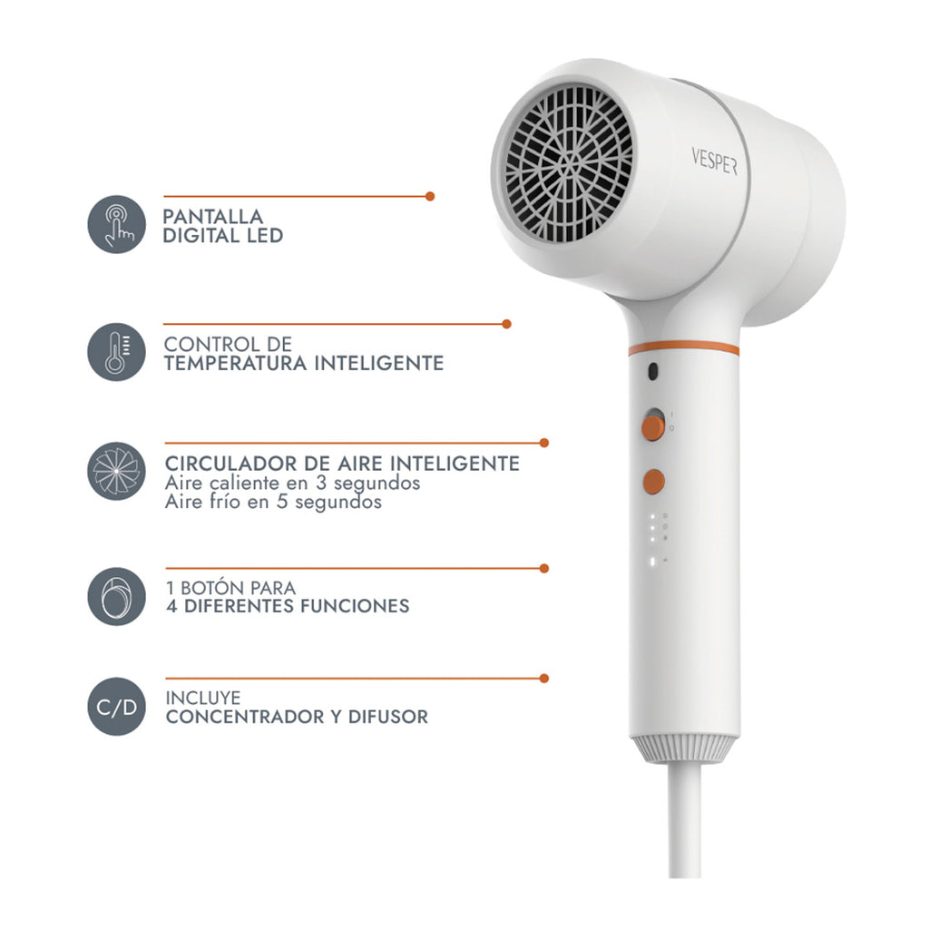 Aire Frío Beneficios De Secar El Cabello Con Secador Secador De