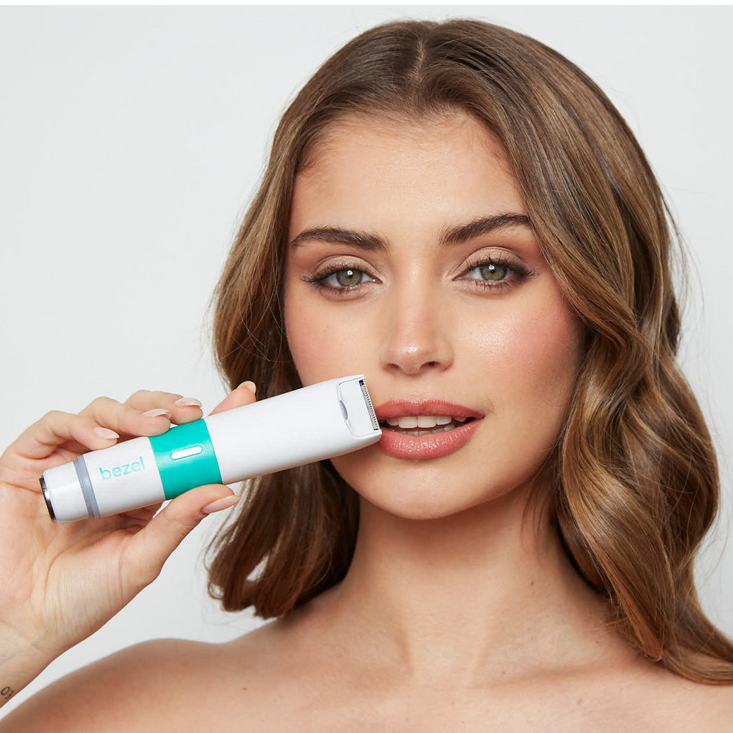 Depiladora 2 en 1 Facial + Recortadora de Vello Bezel