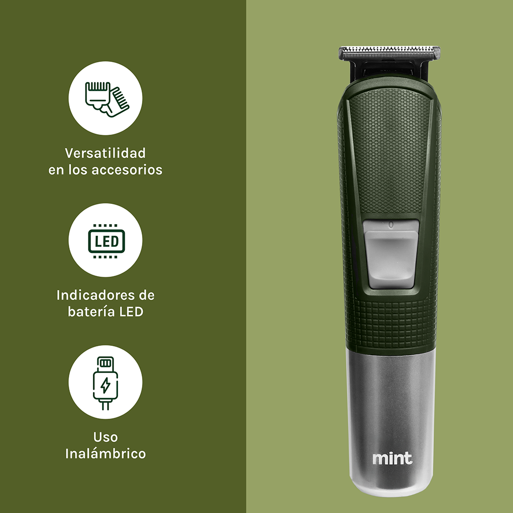 Cortadora de pelo Multistyler Digital Recargable Mint