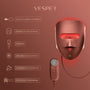 Máscara Facial 3D de Silicona con Fototerapia LED Café Vesper