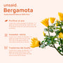 Aceite Esencial de Bergamota 100% Puro de 10 ml Unsaid