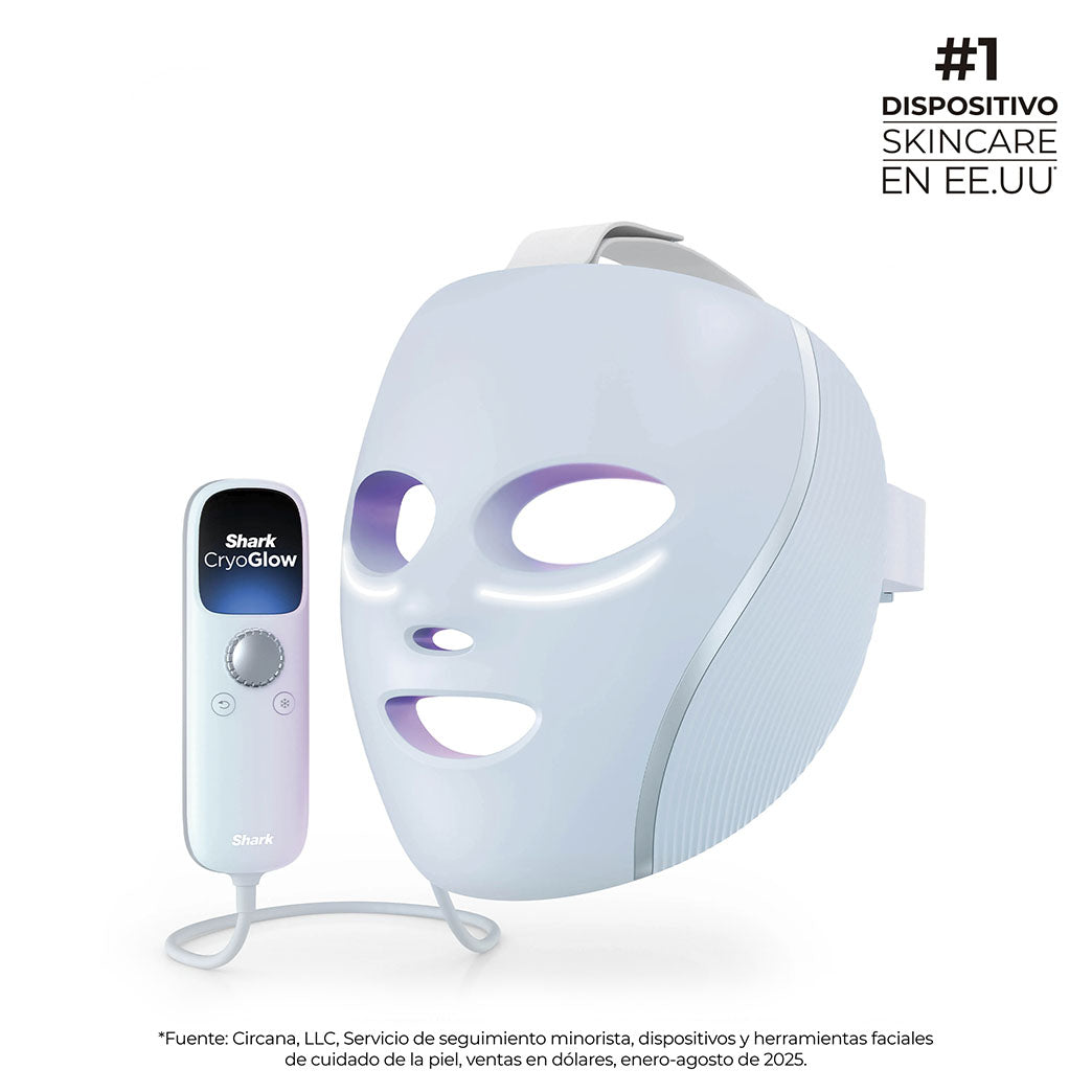Máscara Facial LED Shark CryoGlow con Enfriamiento
