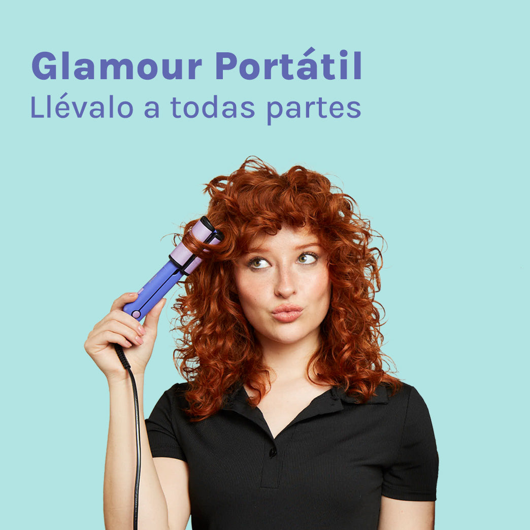 Mini Alisador 2 en 1 Morado Mint