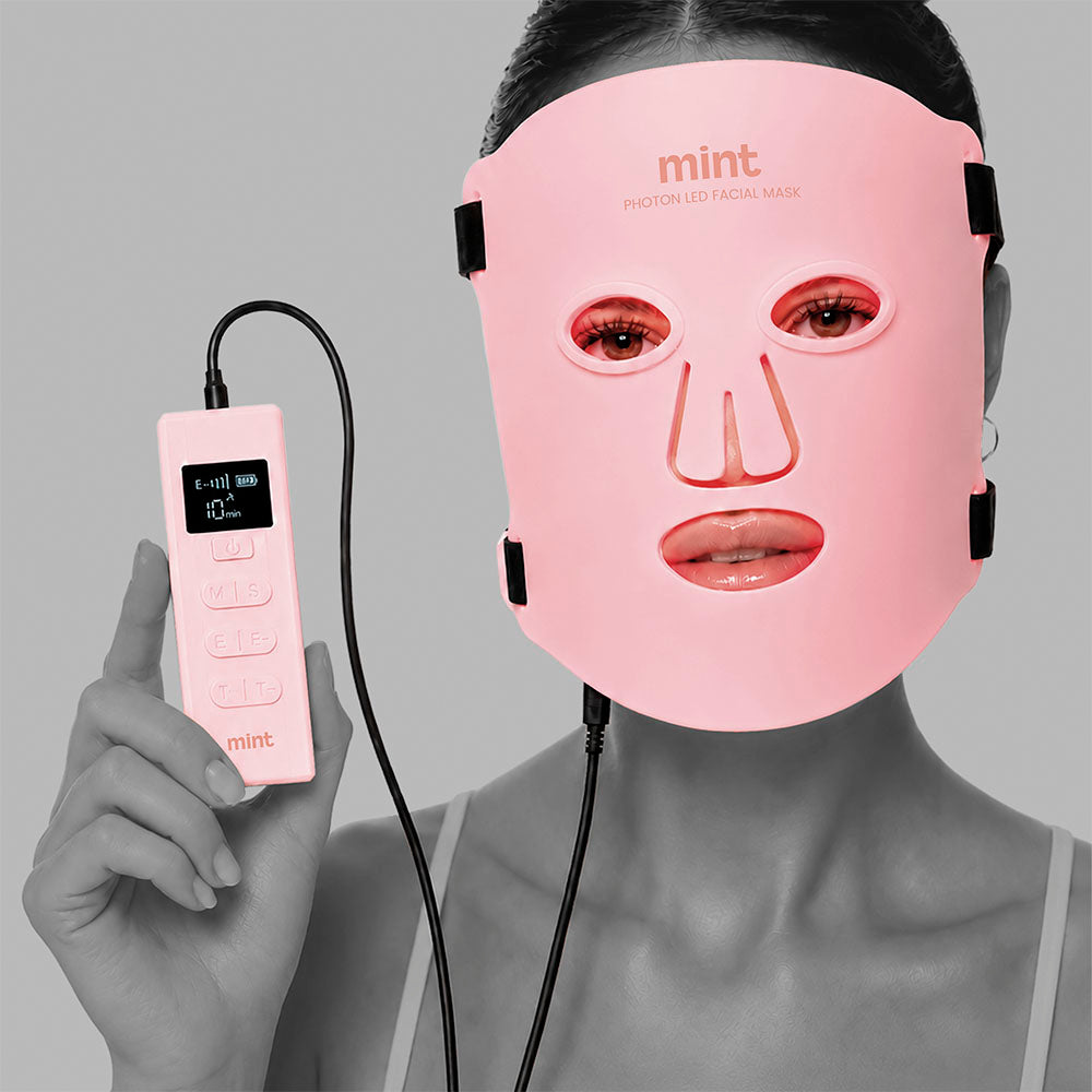 Máscara Facial LED de Fotones 7 en 1 Mint