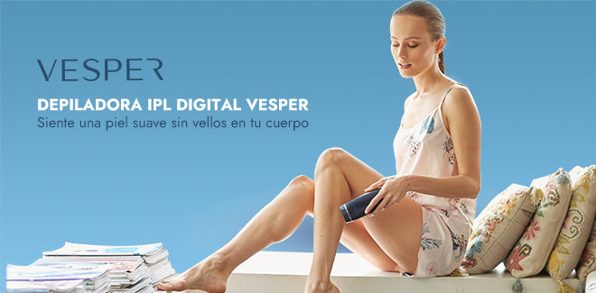 Depiladora de Luz Pulsada Intensa (IPL) Digital Vesper – VesperStore