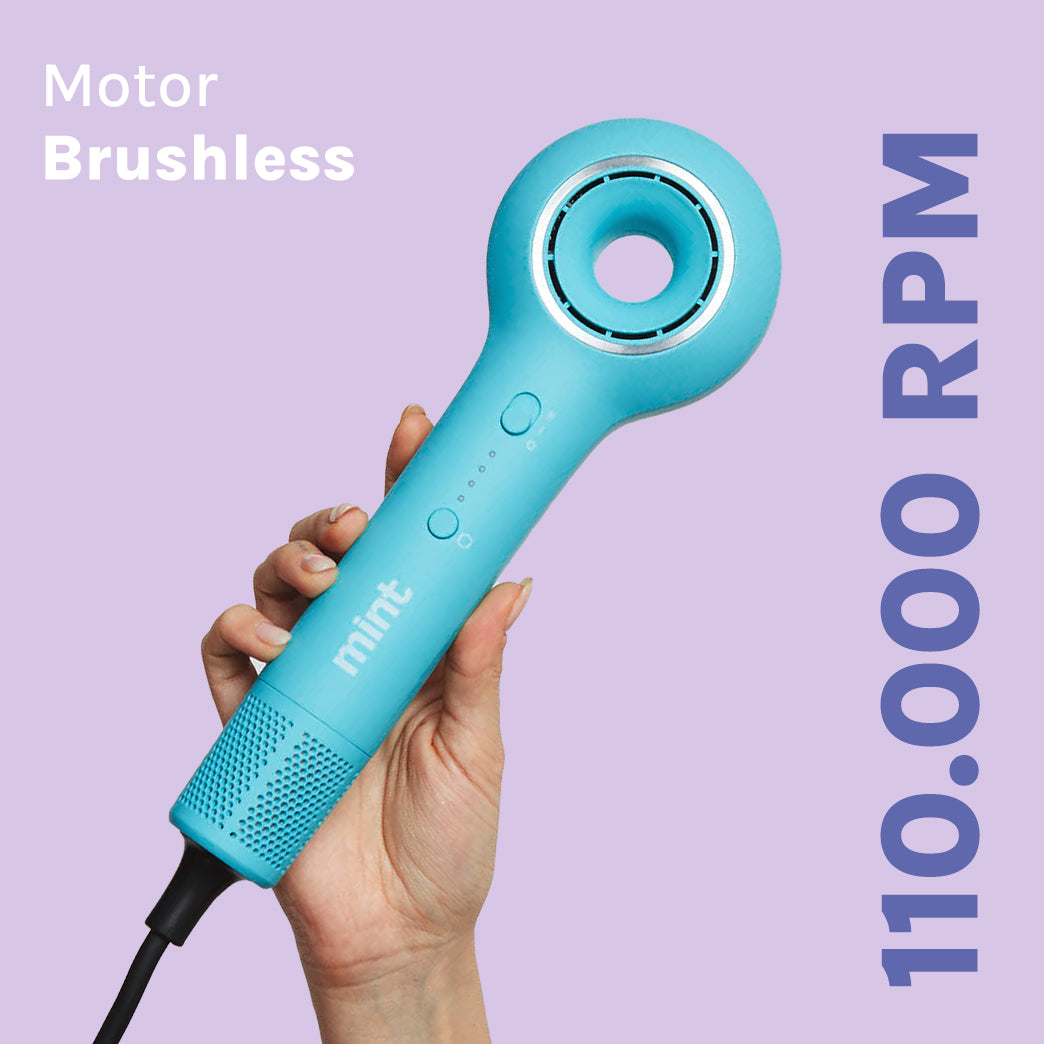 Secador Magnético Loop Celeste Mint