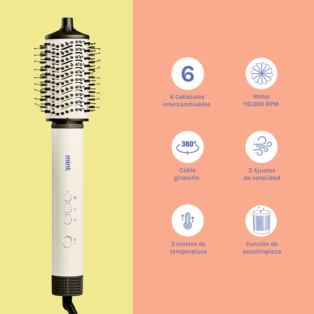 Secador Multistyler 6 en 1 Blanco Mint
