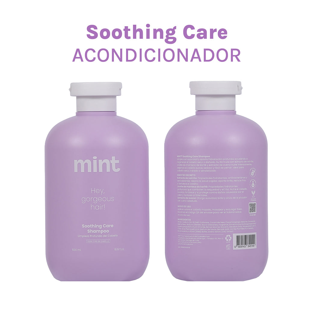Shampoo Soothing Care Limpieza Profunda 500ml Mint