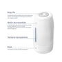 Humidificador de Aire Recargable Blanco Ozu