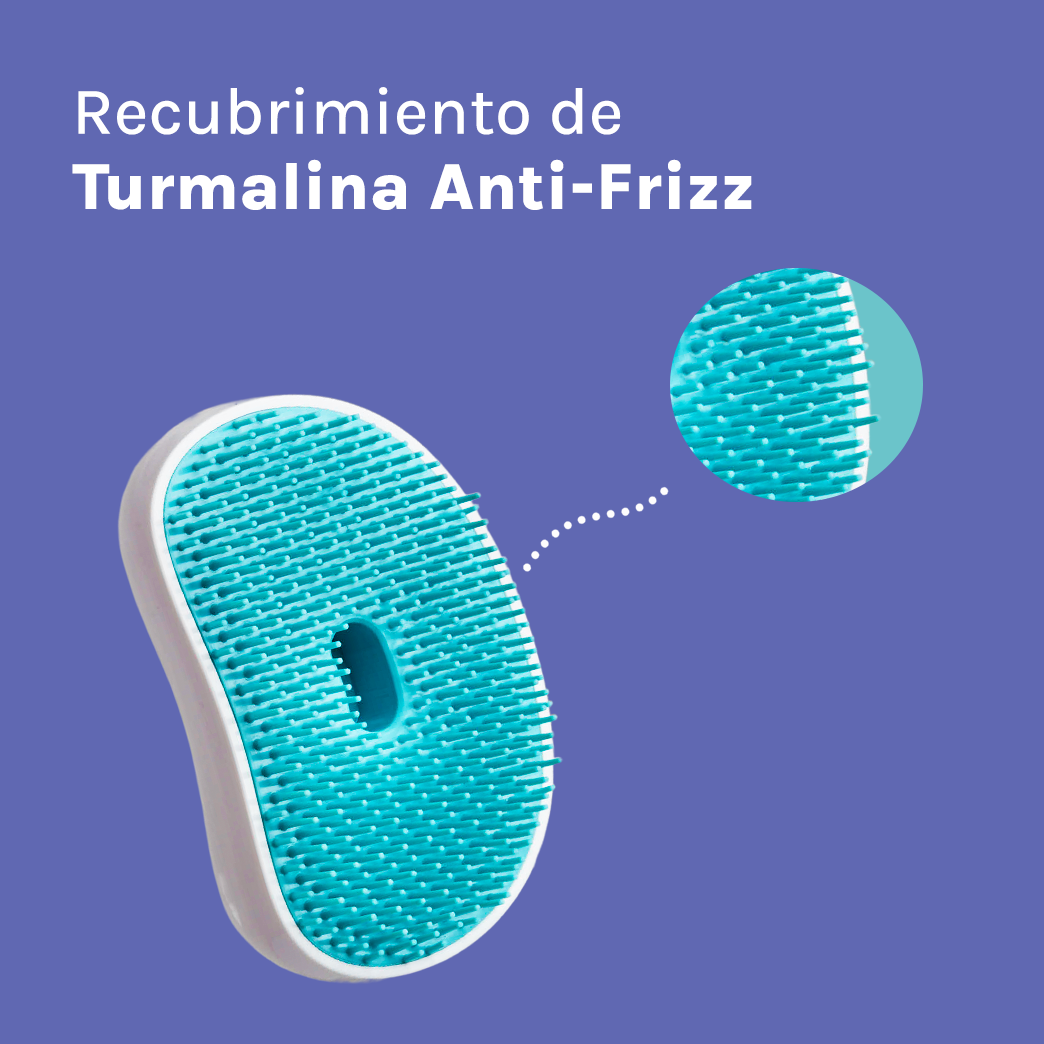 Cepillo Desenredante Turmalina Mint