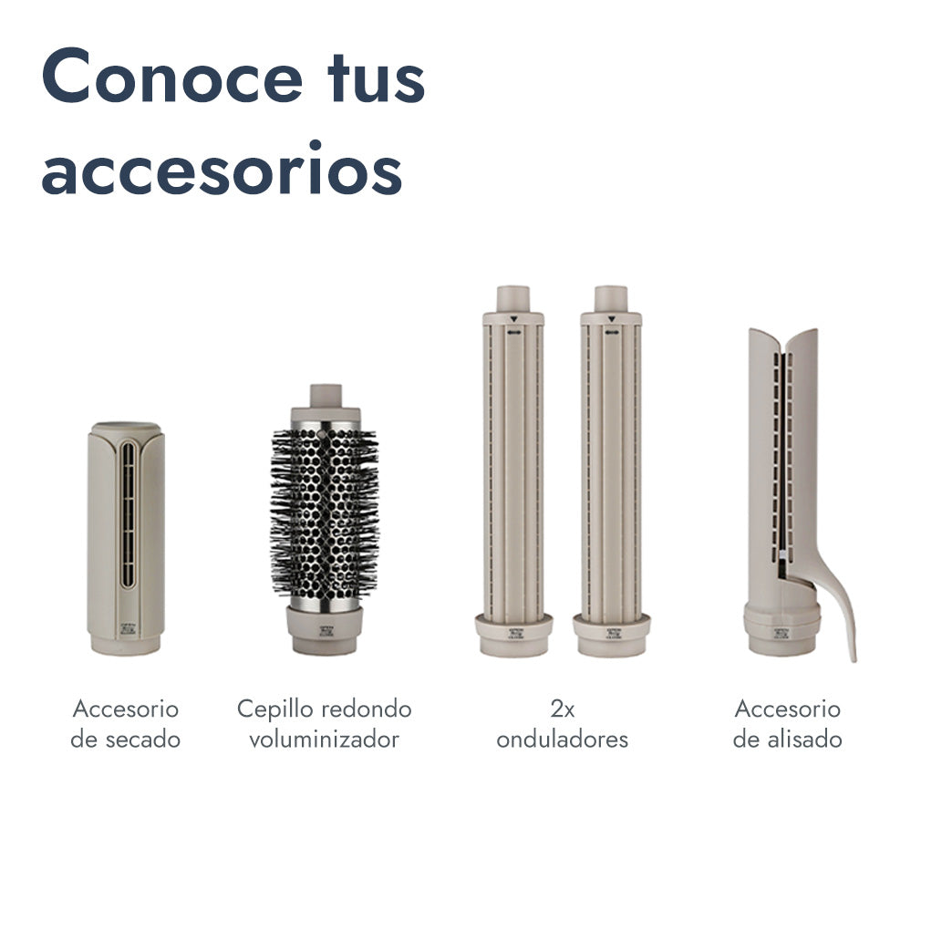 Multistyler con Alisado de Aire 5 en 1 Vesper Pro