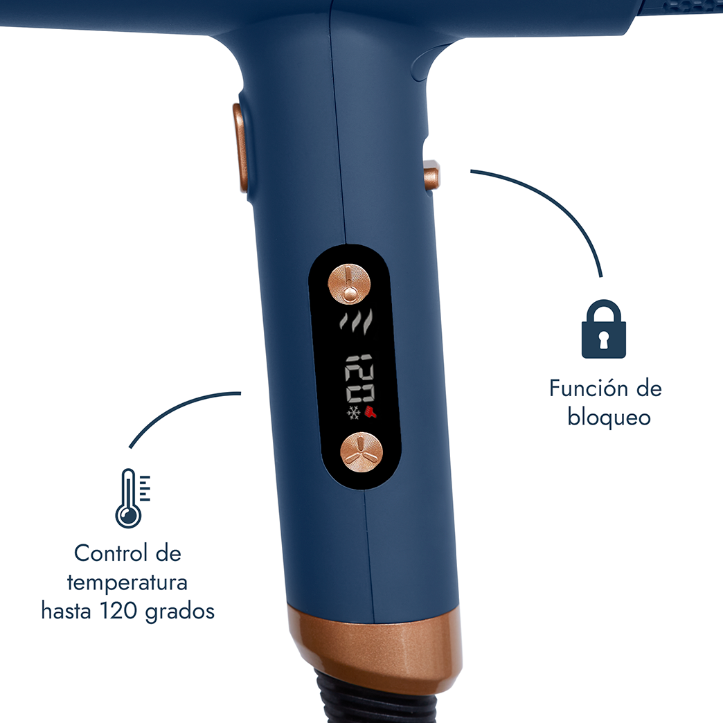 Secador de Pelo Airvolution Profesional 1800W Azul Vesper