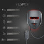 Máscara Facial 3D de Silicona con Fototerapia LED Gris Vesper