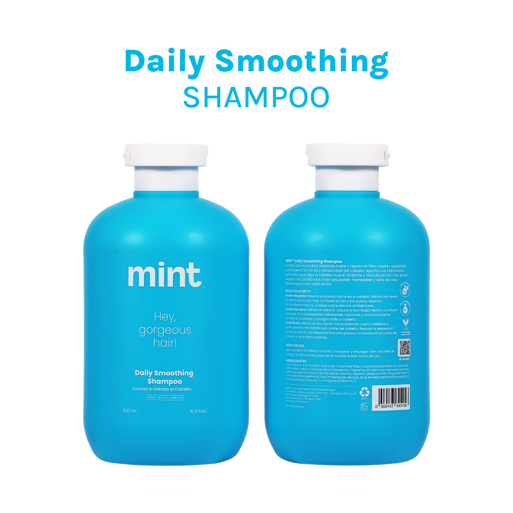 Shampoo Daily Smoothing Suaviza e Hidrata 500ml Mint