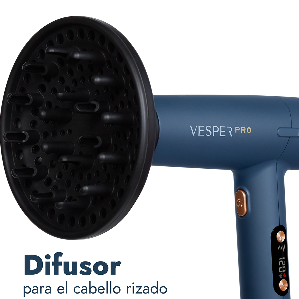 Secador de Pelo Airvolution Profesional 1800W Azul Vesper