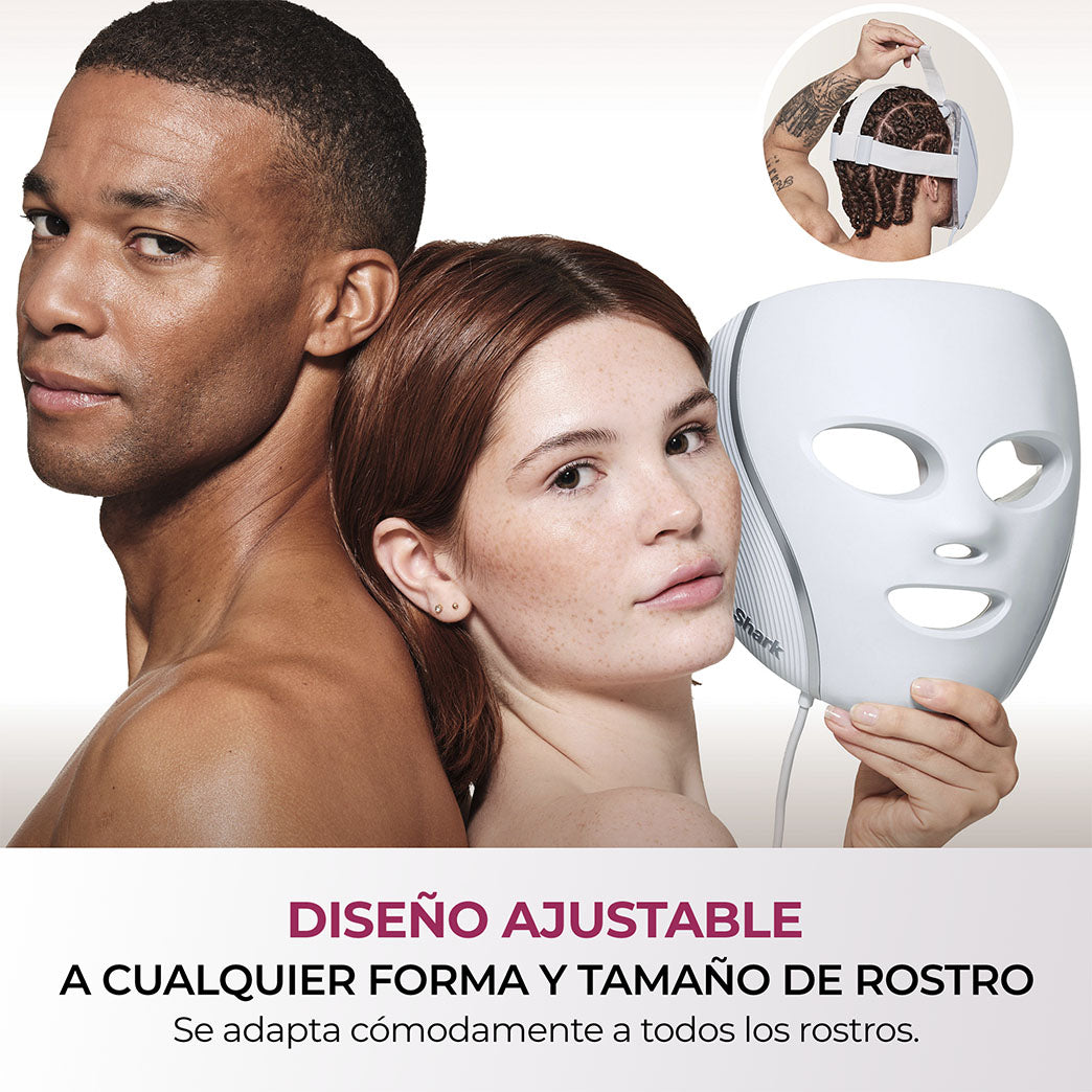 Máscara Facial LED Shark CryoGlow con Enfriamiento
