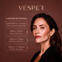 Máscara Facial 3D de Silicona con Fototerapia LED Café Vesper