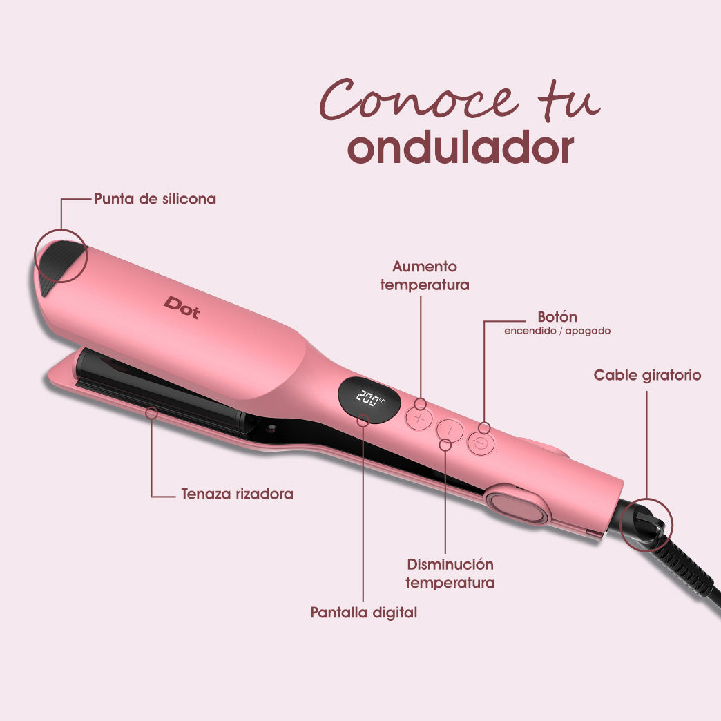 Ondulador de Cabello Wave Efecto Ondas de Sirena Dot