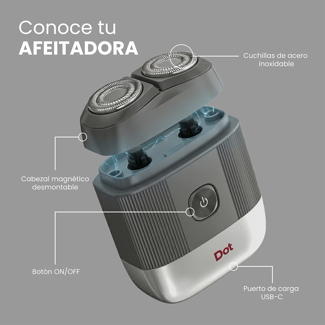 Afeitadora de Viaje Recargable Dot