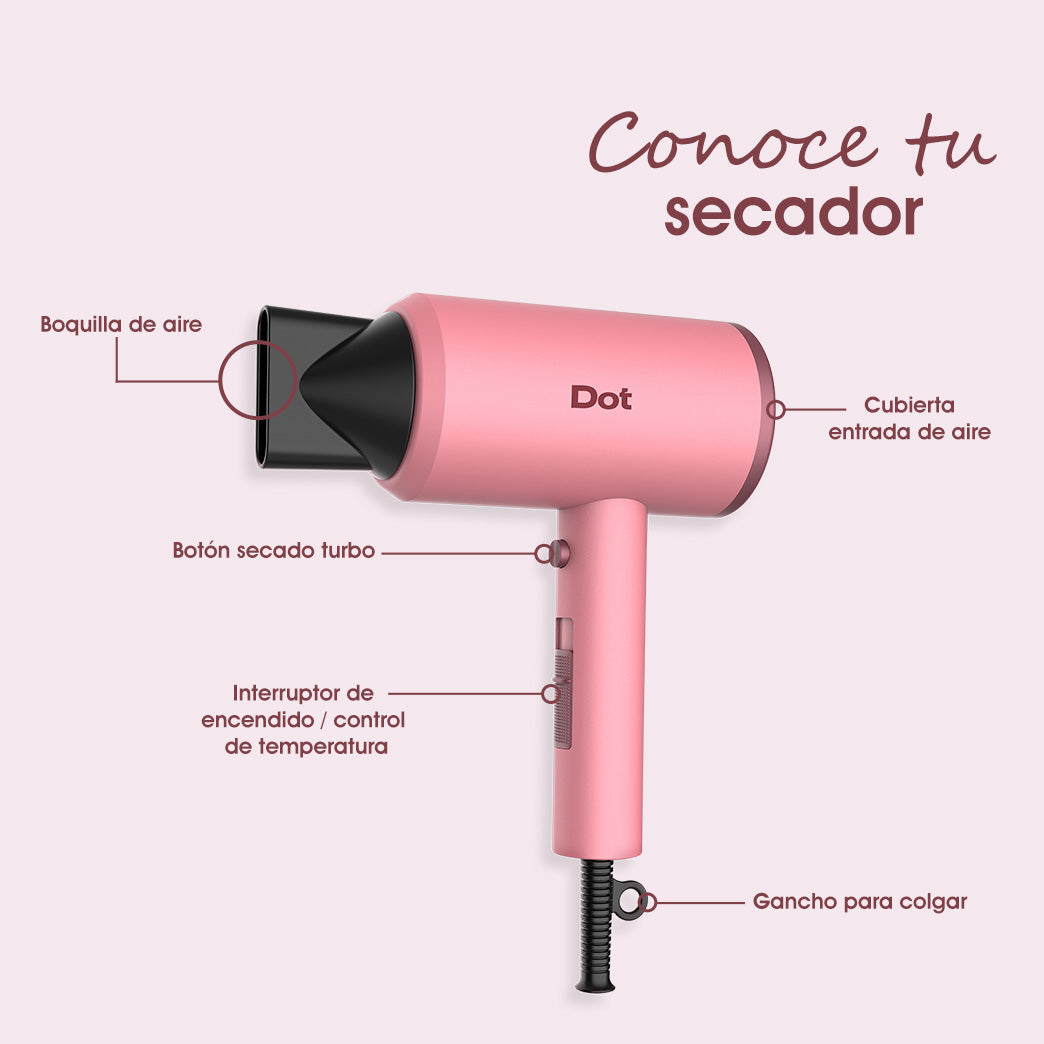 Secador Ionic Frizzless Innova Dot