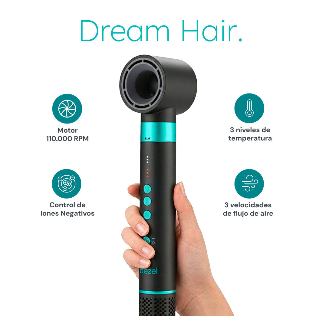 Secador Multistyler 6 en 1 Negro Bezel