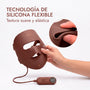 Máscara Facial 3D de Silicona con Fototerapia LED Café Vesper