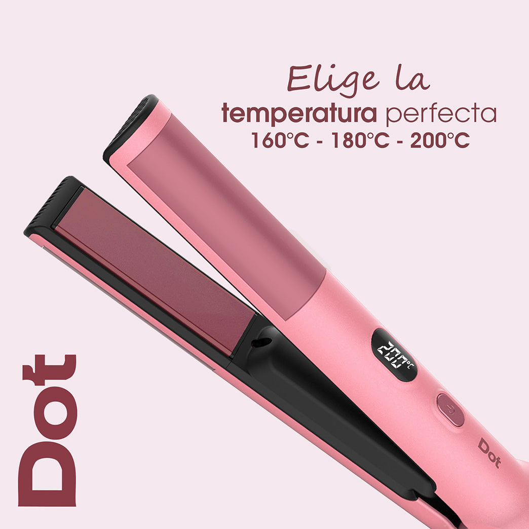 Alisador Recargable 2 en 1 Dot