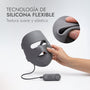 Máscara Facial 3D de Silicona con Fototerapia LED Gris Vesper